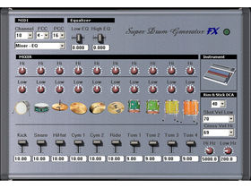 SuperDrumFX: the free acoustic drum sampler